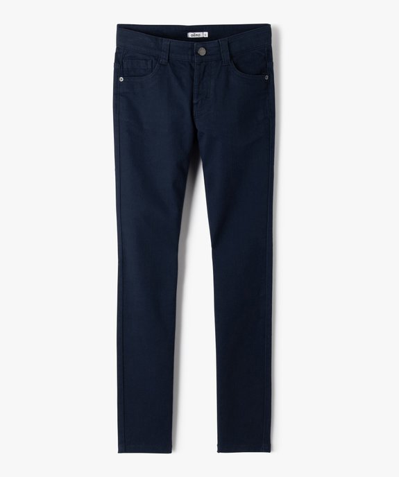 Pantalon garçon style jean slim 5 poches vue1 - GEMO 4G GARCON - GEMO