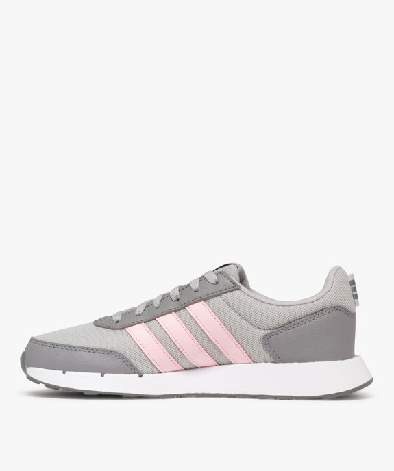 Baskets femme running à lacets style vintage Run50 - Adidas vue3 - ADIDAS - GEMO