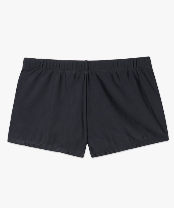 Maillot de bain homme forme boxer uni vue4 - GEMO (PLAGE) - GEMO