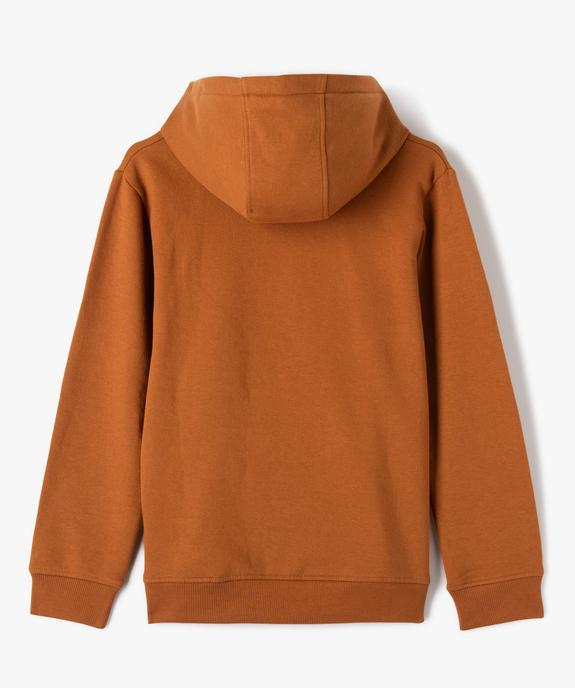 Sweat molletonné à capuche garçon vue3 - GEMO 4G GARCON - GEMO