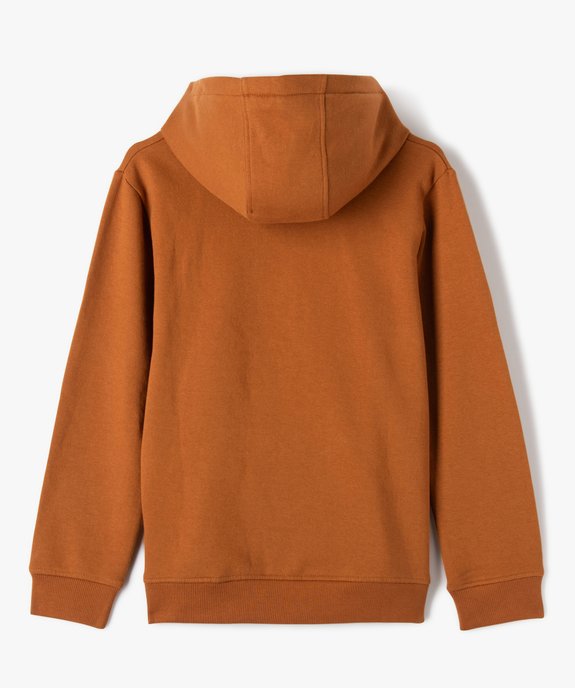 Sweat molletonné à capuche garçon vue3 - GEMO 4G GARCON - GEMO