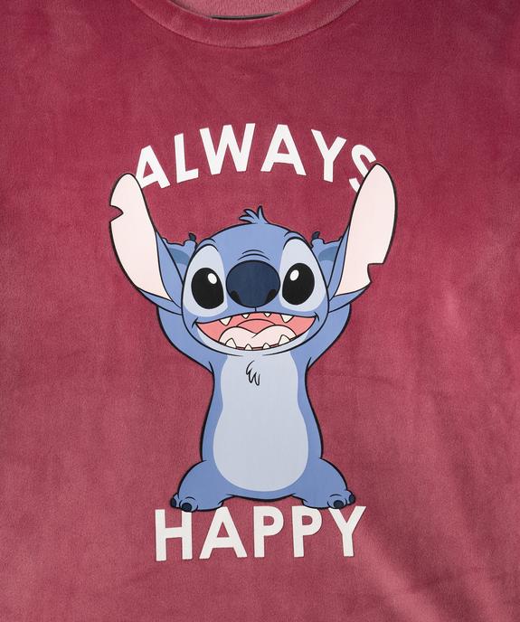 Pyjama 2 pièces en velours chaud imprimé fille - Stitch vue2 - LILO & STITCH - GEMO