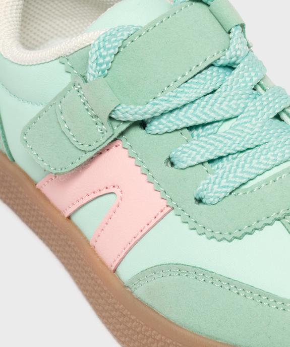 Baskets à scratch et lacets fantaisie fille - Lovely Wings vue6 - LOVELY WINGS - GEMO