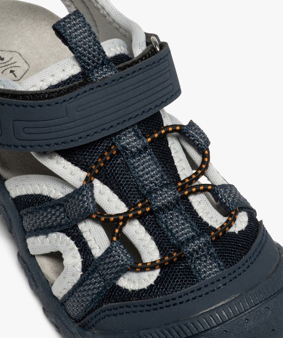 Sandales garçon sport à bout fermé et scratch vue6 - GEMO (ENFANT) - GEMO