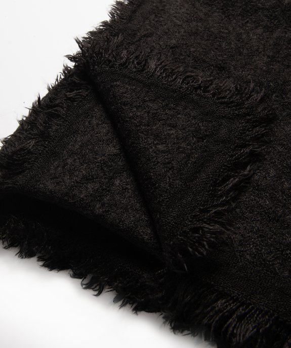 Foulard carré en maille texturée unie femme vue2 - GEMO (ACCESS) - GEMO