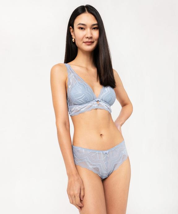Shorty en dentelle femme - GEMO(HOMWR FEM) Shorty en dentelle femme vue3 - GEMO(HOMWR FEM) - GEMO