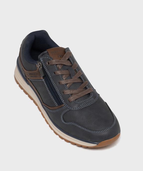 Baskets de ville look retro running homme vue5 - URBAN STEPS GEMO FOR GOOD - GEMO