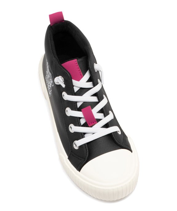 Baskets fille en toile mid-cut à lacets élastiques Love Trend vue6 - LOVELY WINGS GEMO FOR GOOD - GEMO