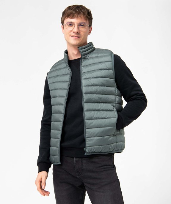 Blouson homme matelassé sans manches vue2 - GEMO 4G HOMME - GEMO