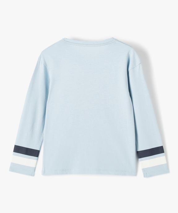 Tee-shirt fille à manches longues avec inscription – Camps United vue3 - CAMPS UNITED - GEMO