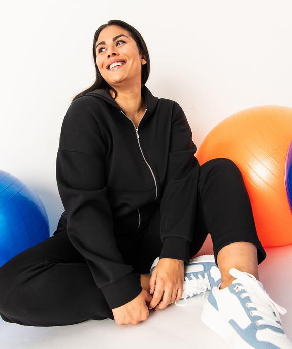 Sweat à capuche zippé femme grande taille vue1 - GEMO(FEMME PAP) - GEMO