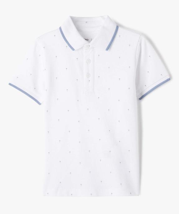 Polo manches courtes coton garçon vue1 - GEMO (ENFANT) - GEMO