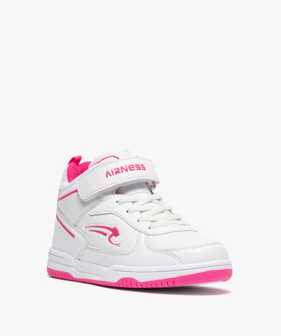 Baskets fille semi-montantes bicolores - Airness vue2 - AIRNESS - GEMO