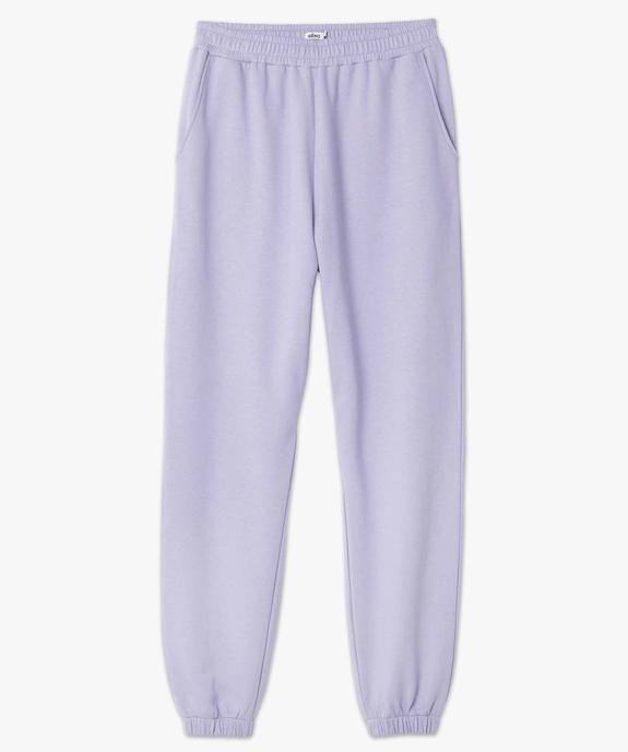 Pantalon de jogging femme avec intérieur molletonné vue4 - GEMO(FEMME PAP) - GEMO