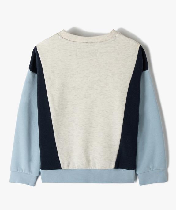 Sweat fille oversize multicolore à motif brillant - Camps United vue4 - CAMPS UNITED - GEMO
