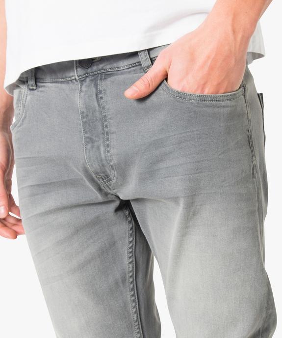 Jean Slim uni vue2 - GEMO (HOMME) - GEMO