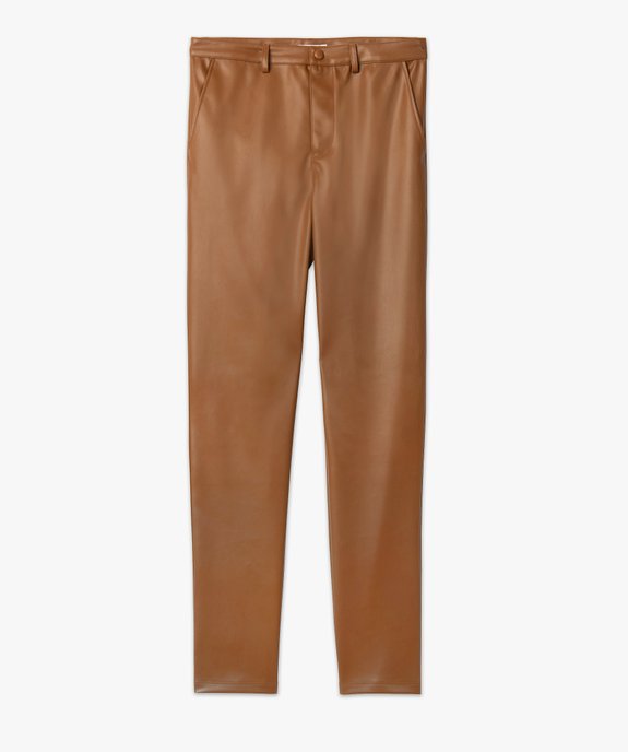 Pantalon femme en synthétique imitation cuir vue4 - GEMO(FEMME PAP) - GEMO
