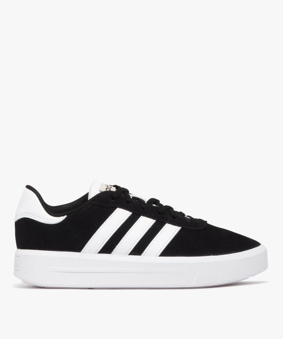 Baskets femme dessus en cuir et à semelle plateforme - Adidas vue1 - ADIDAS - GEMO