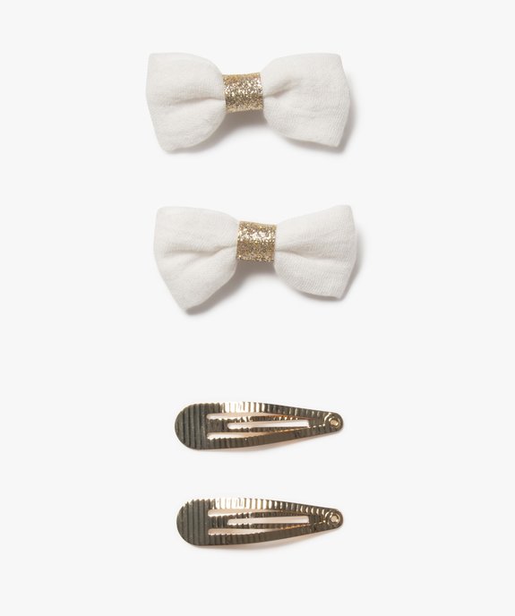 Barrettes cheveux papillons fille (lot de 4) vue1 - GEMO (ACCESS) - GEMO