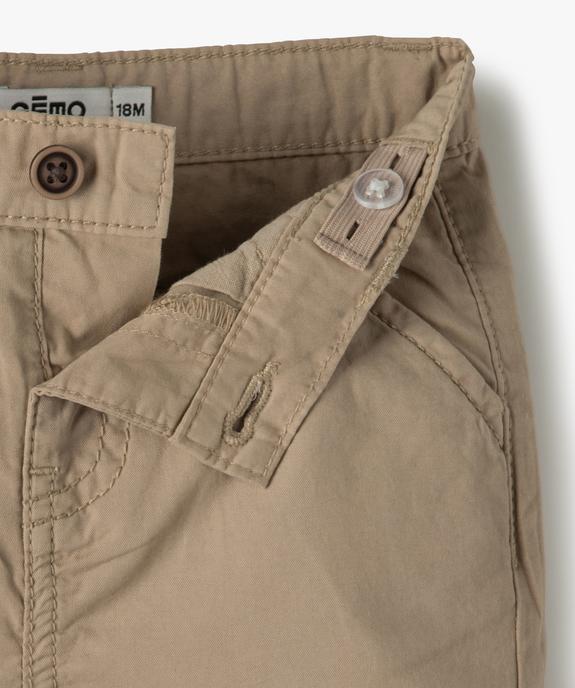 Bermuda bébé garçon en toile de coton vue2 - GEMO(BEBE DEBT) - GEMO