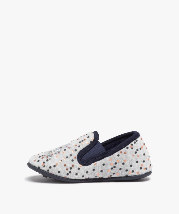 Chaussons fille à pois brillants – LuluCastagnette vue3 - LULU CASTAGNETT - GEMO