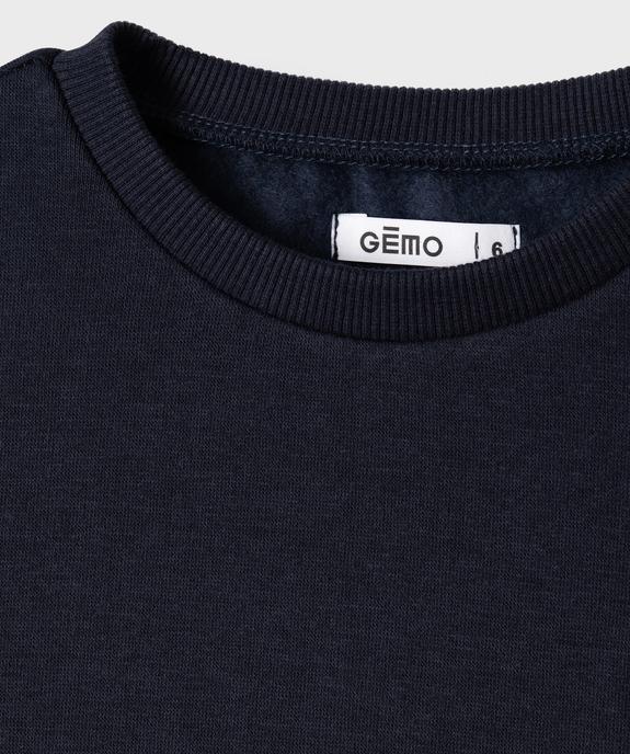Sweat avec intérieur molletonné garçon vue3 - PREMIER PRIX BY GEMO - GEMO