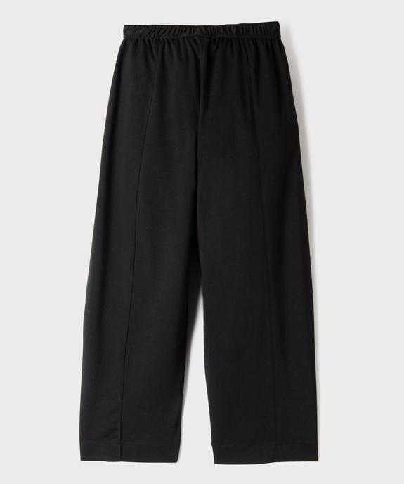 Pantalon fluide wide leg fille vue4 - GEMO (JUNIOR) - GEMO