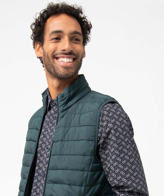Blouson homme matelassé sans manches vue2 - GEMO 4G HOMME - GEMO