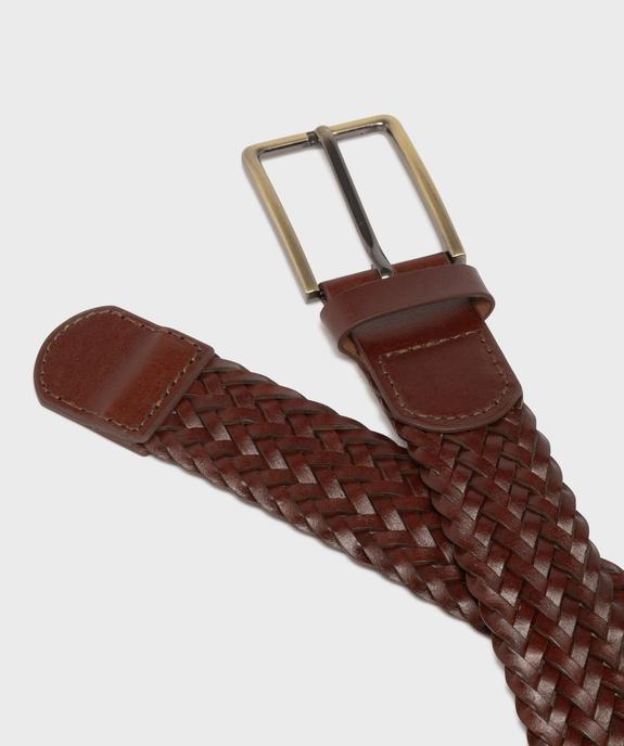 Ceinture tressée avec boucle métallique homme vue2 - GEMO (ACCESS) - GEMO