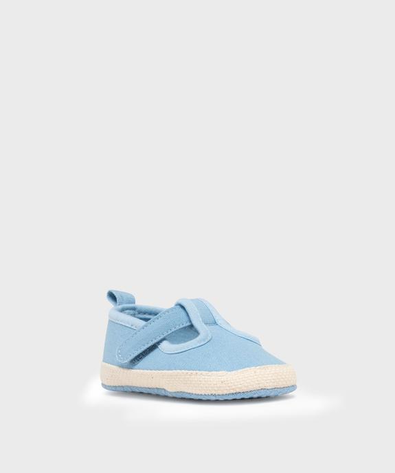 Chaussons de naissance babies souples à scratch vue2 - LITTLE LOVE GEMO FOR GOOD - GEMO