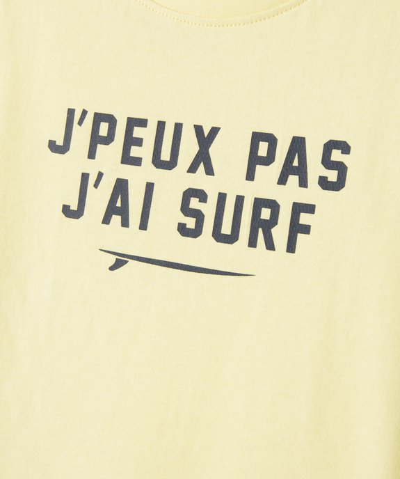 Tee-shirt garçon à manches courtes avec motif sur le buste vue2 - GEMO 4G GARCON - GEMO