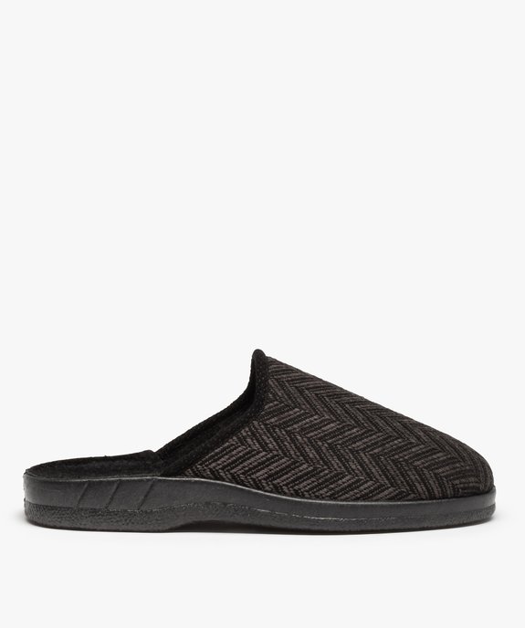 Chaussons mules à motifs chevrons homme vue1 - G'FLEX - GEMO