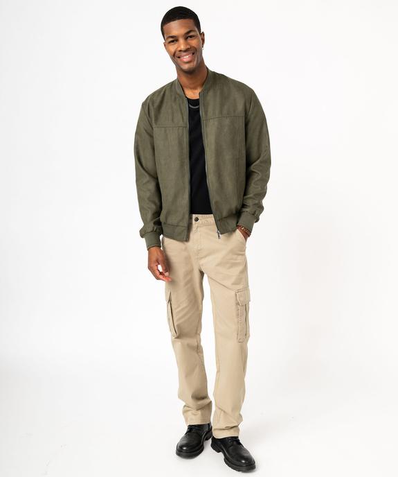 Pantalon cargo coupe regular homme vue5 - GEMO 4G HOMME - GEMO