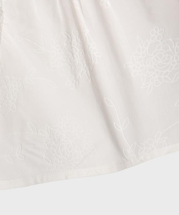 Blouse brodée avec volants sur les épaules bébé fille vue4 - GEMO(BEBE DEBT) - GEMO