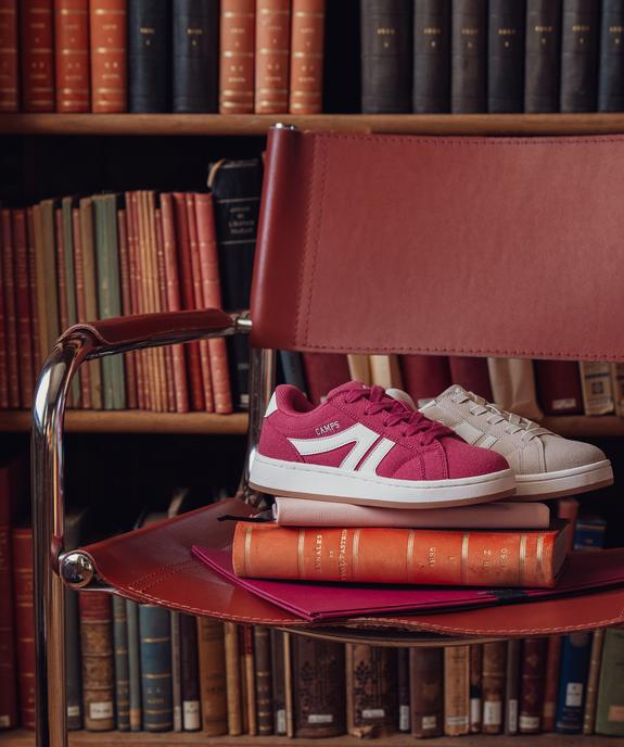 Baskets à lacets esprit campus fille - Camps United vue7 - CAMPS - GEMO