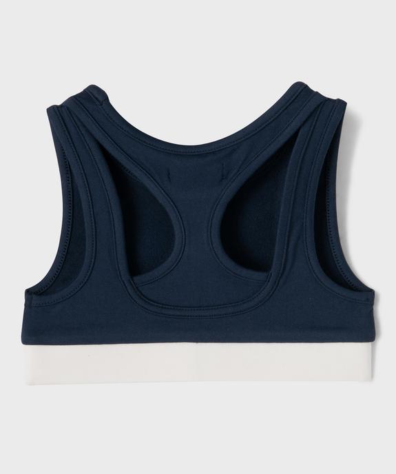 Brassière de sport à dos nageur fantaisie fille vue3 - GEMO (ENFANT) - GEMO