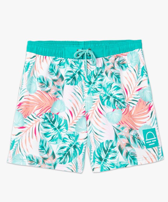 Short de bain homme à motifs exotiques vue4 - GEMO (PLAGE) - GEMO