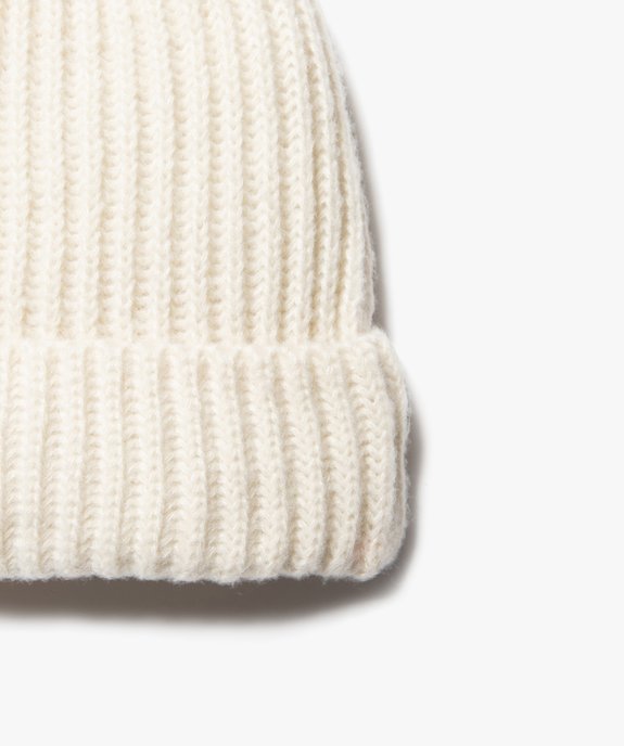 Bonnet femme en polyester recyclé vue2 - GEMO 4G FEMME - GEMO