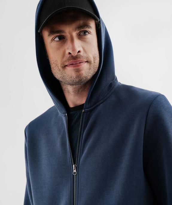 Sweat zippé à capuche homme vue3 - GEMO (HOMME) - GEMO