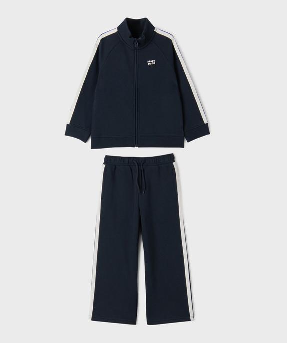 Ensemble 2 pièces sweat zippé et pantalon de jogging garçon vue1 - GEMO (ENFANT) - GEMO