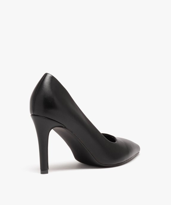 Escarpins femme unis à bout pointu et talon haut vue4 - PREMIER PRIX BY GEMO - GEMO