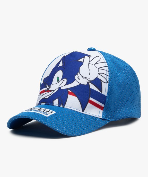 Casquette garçon snapback imprimée - Sonic vue1 - SONIC - GEMO