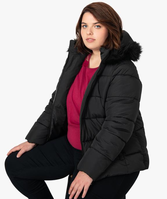Doudoune femme à capuche   vue1 - GEMO (G TAILLE) - GEMO