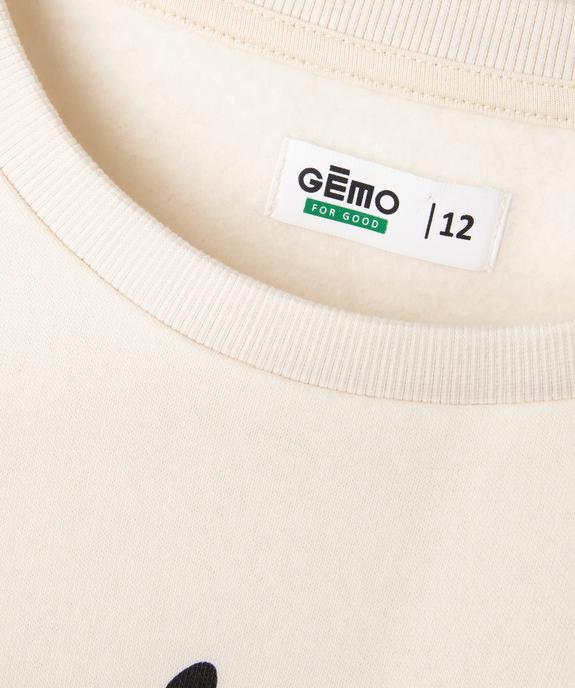 Sweat de Noël imprimé garçon vue3 - GEMO 4G GARCON - GEMO