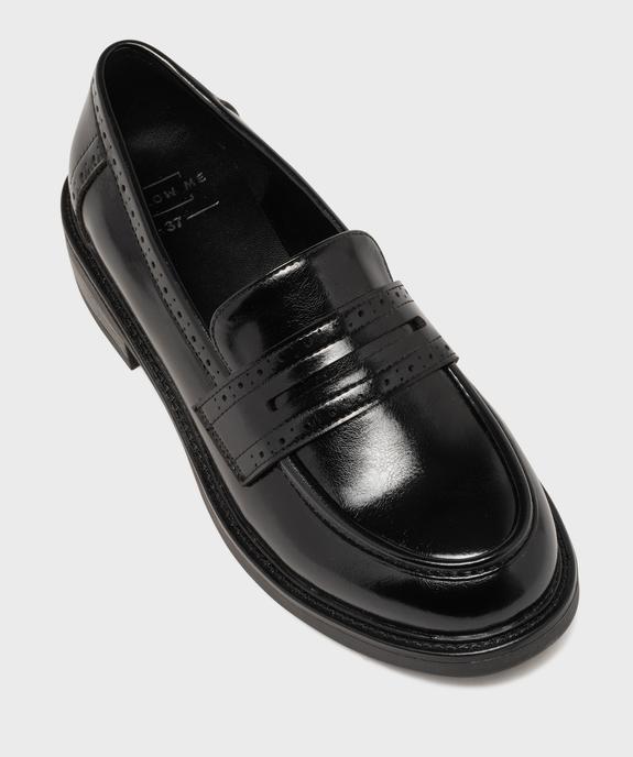 Mocassins vernis mat à détails ajourés femme - Follow Me vue5 - FOLLOW ME - GEMO