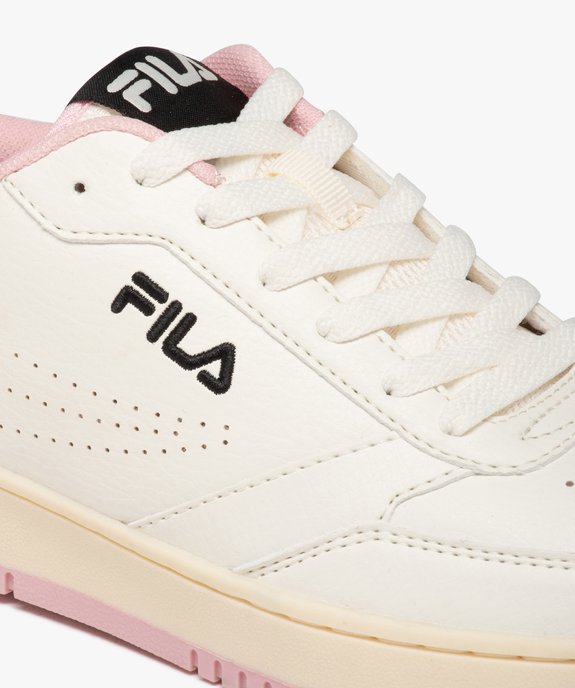 Baskets femme unie à détails colorés avec semelle épaisse - Fila vue6 - FILA - GEMO