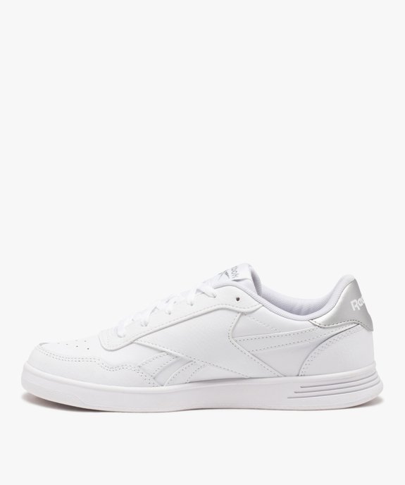 Baskets femme unies à lacets style rétro - Reebok  vue3 - REEBOK - GEMO