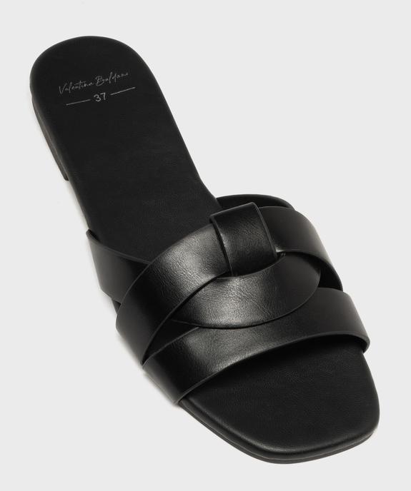 Sandales mules à brides entrecroisées femme - Valentina Baldano vue5 - VALENTINA BALDA - GEMO