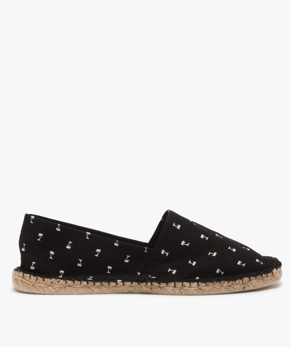 Espadrilles homme en coton bio imprimé palmiers - Mieux vue1 - GEMO 4G HOMME - GEMO