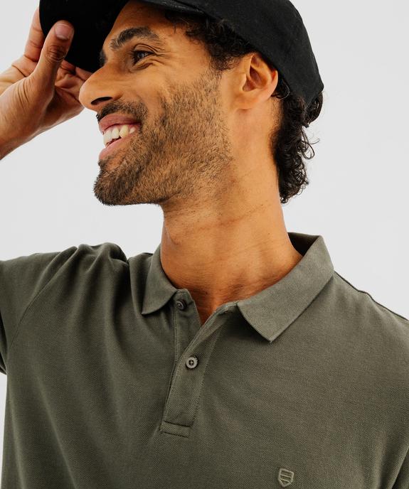 Polo à manches courtes en maille piquée homme vue2 - GEMO 4G HOMME - GEMO